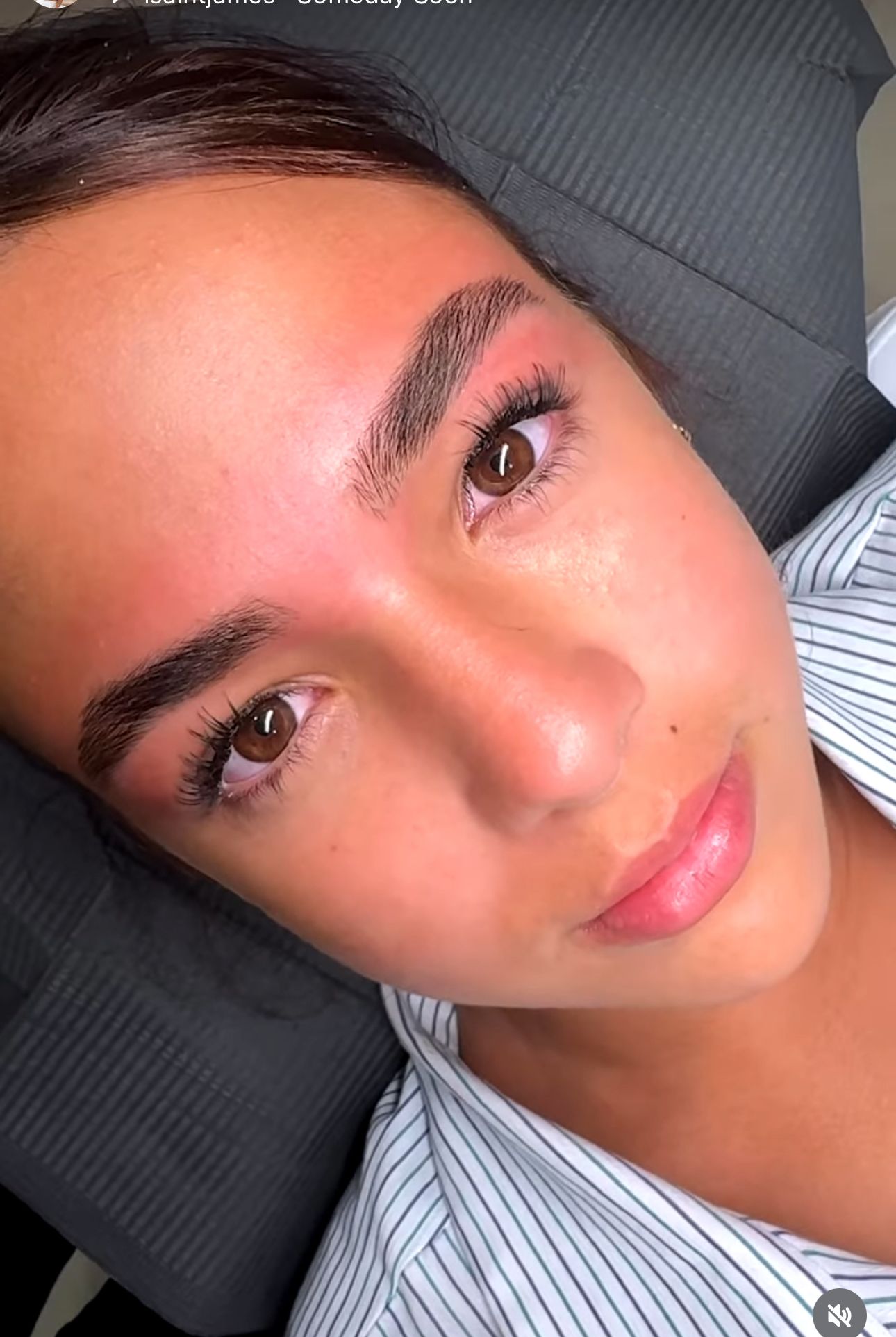 Brow lamination and sculpting result at Berkem Brows Coolangatta