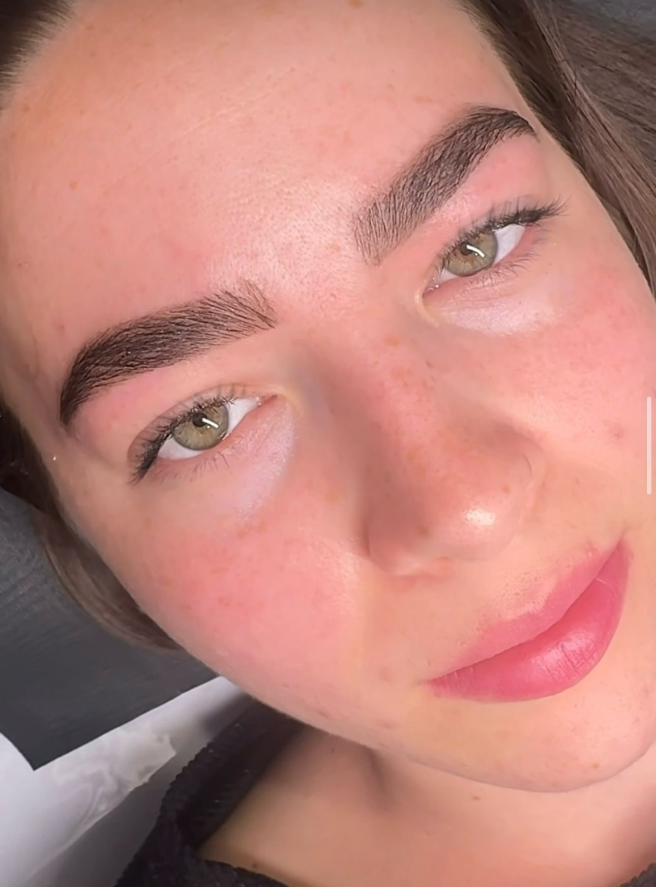 Brow tint result at Berkem Brows Coolangatta