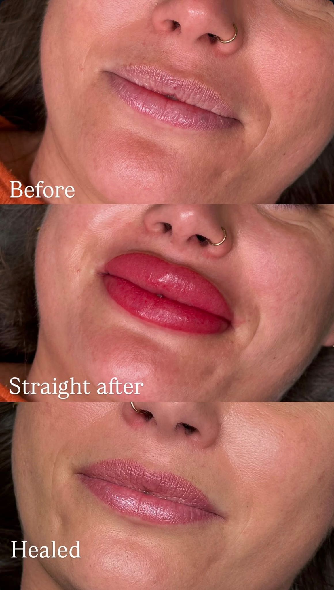 Cosmetic tattoo by Kellen Berkembrock at Berkem Brows Coolangatta